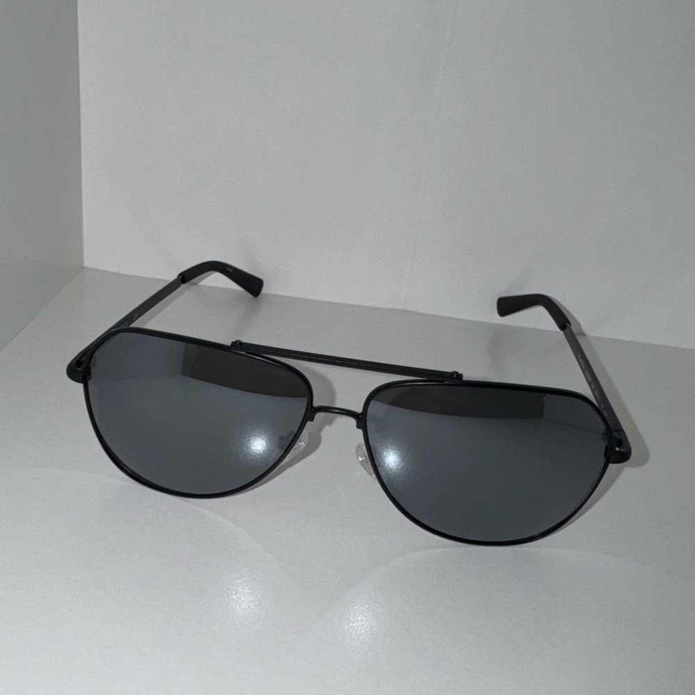 Nautica Men’s Polarized Aviator Sunglasses N4636SP-005 in Matte Black